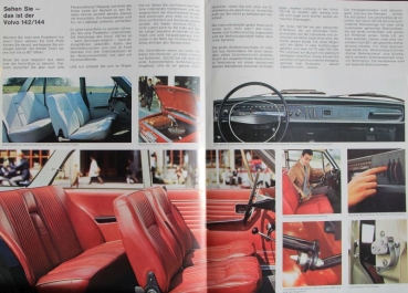 Volvo 142 144 Modelprogram 1967 Carbrochure (5301)
